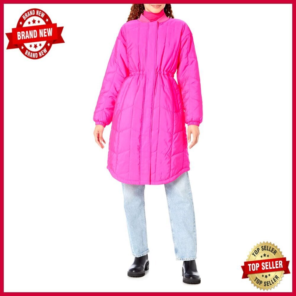 Oversized Quilted Coat Water-Resistant Polyester Plus Size Winter Jacket